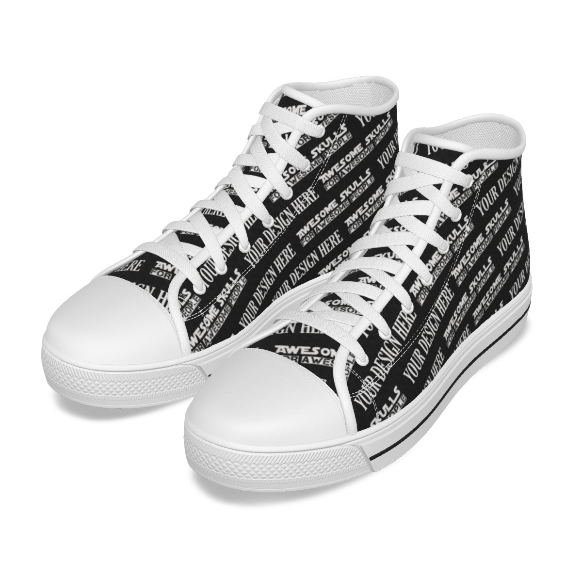 Custom Print on Demand POD Women's Canvas Shoes