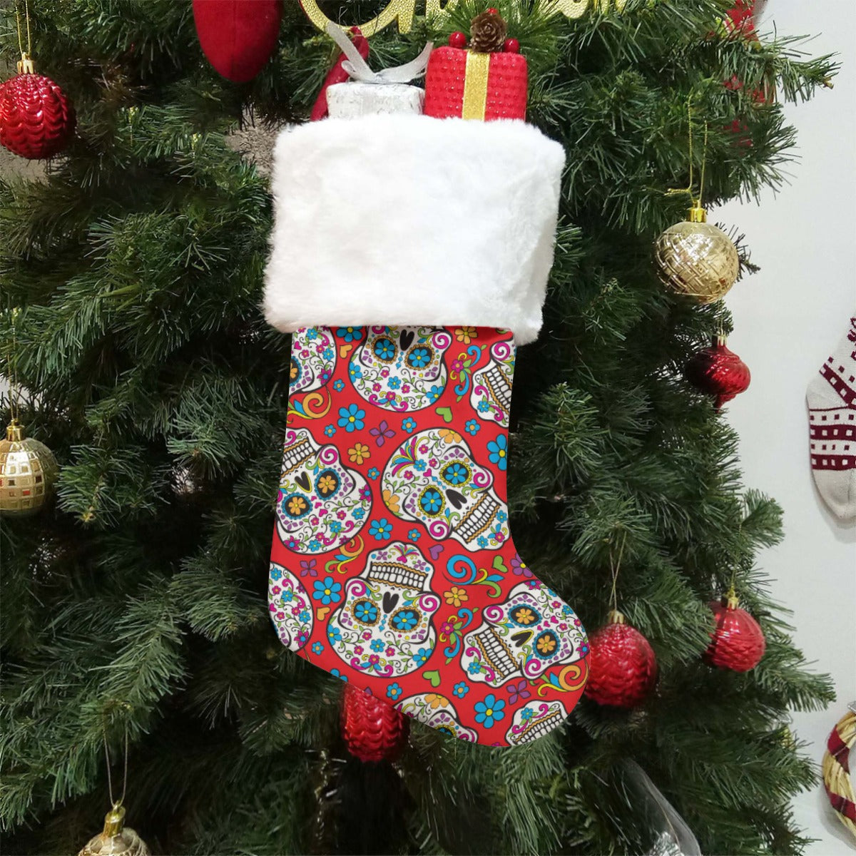 Day of the dead All-Over Print Christmas Socks