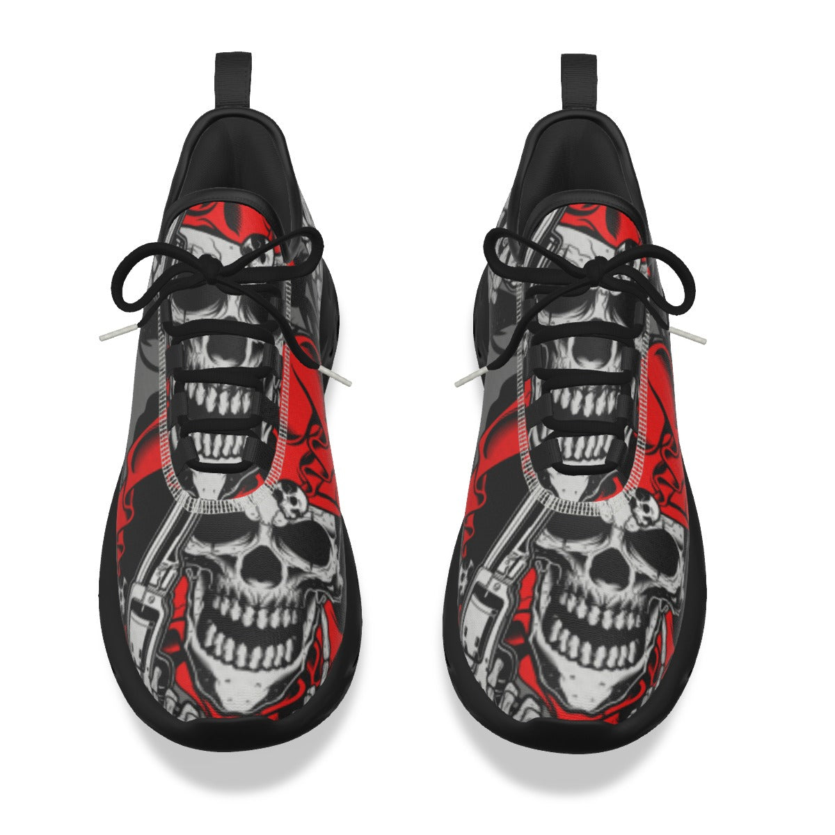 Gothic skull men's shoes