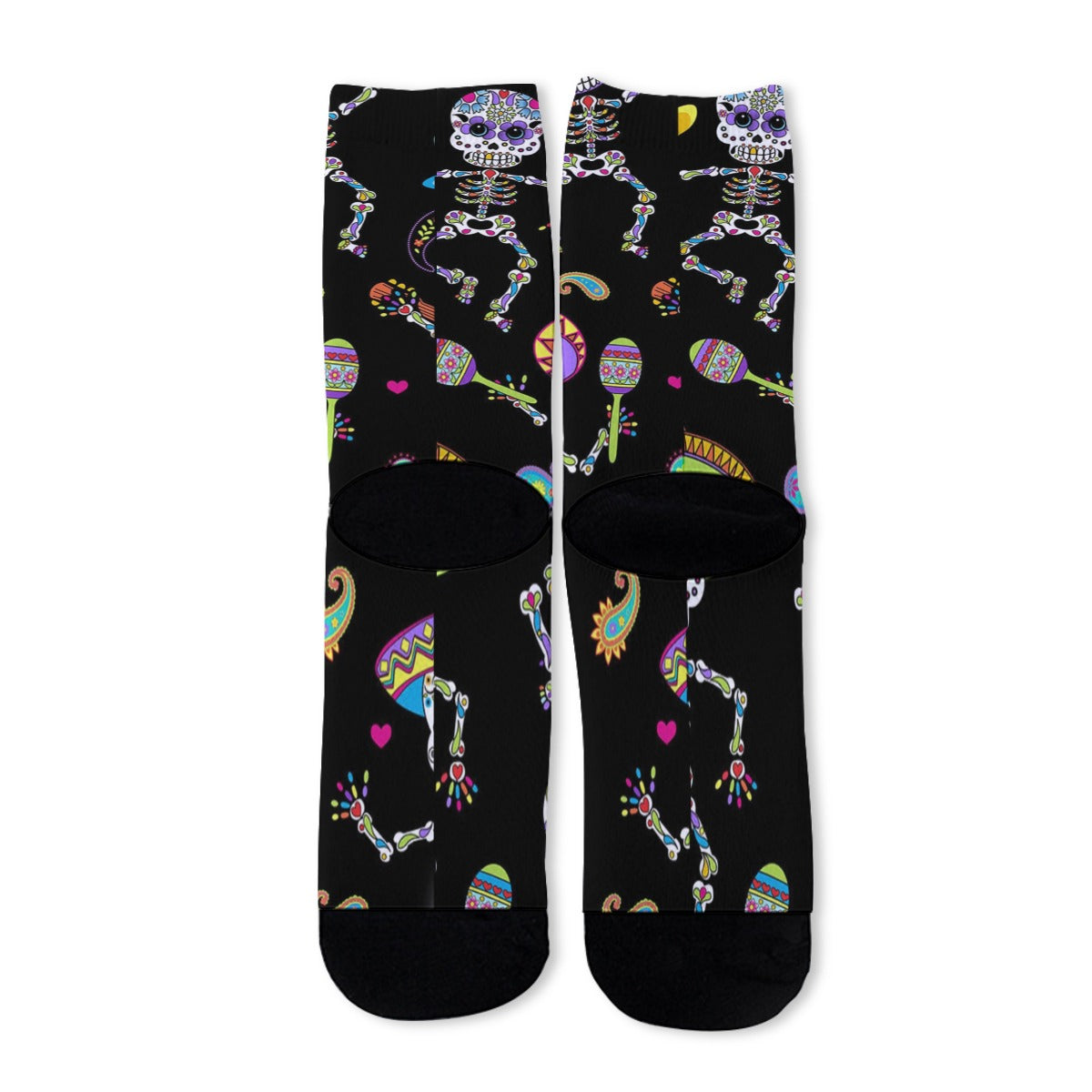 Dia de los muertos sugar skull Mexican Unisex Long Socks