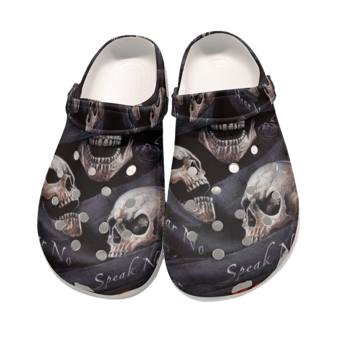 No see no hear no speak evils All-Over Print Women's Classic Clogs