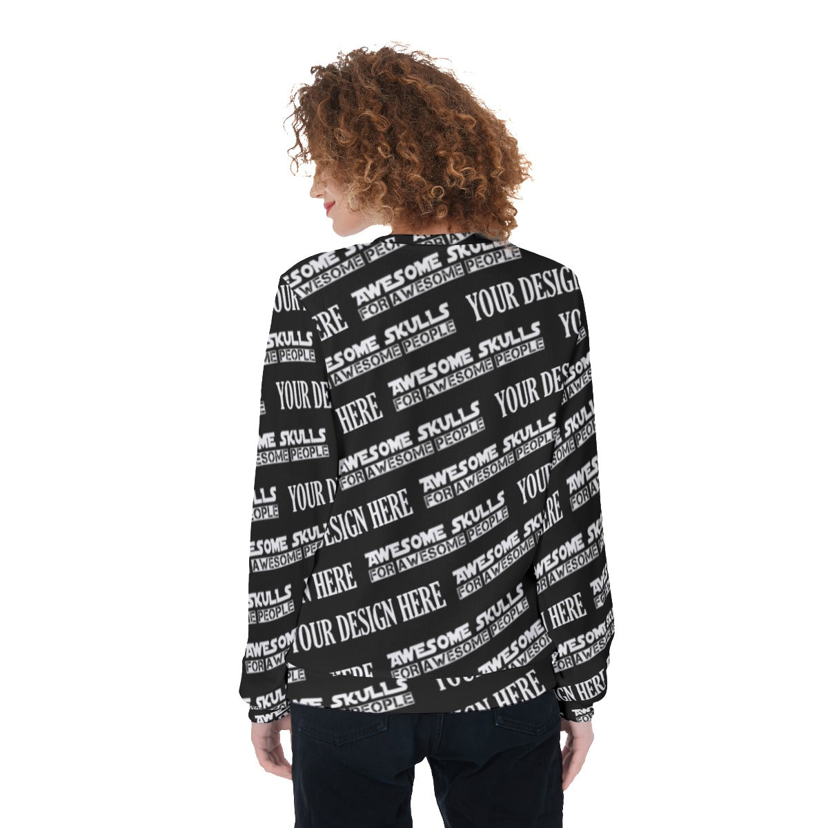 Custom Print on demand POD women's Knitwear & Cardigan Thicken Sweater