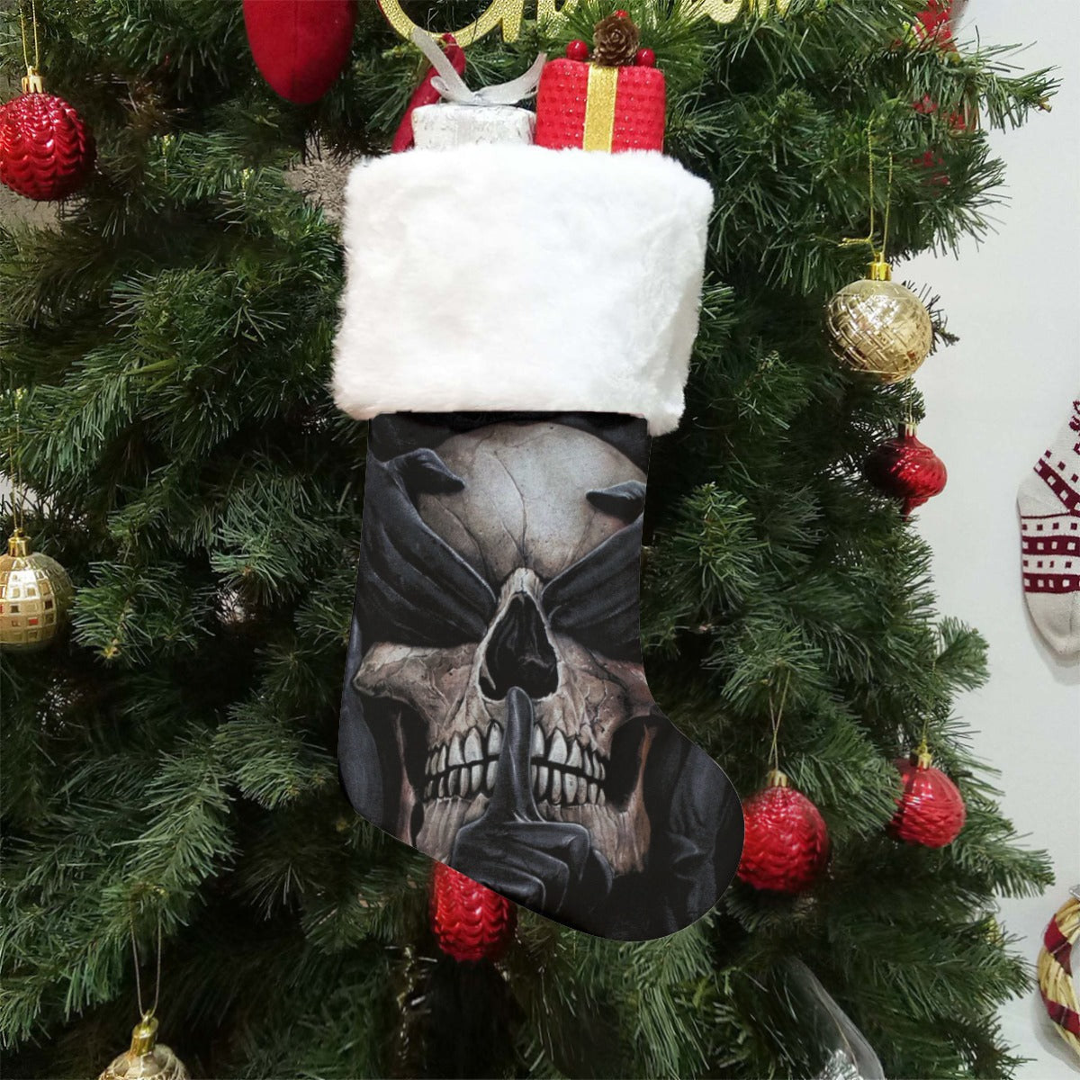 No see no hear no speak evils All-Over Print Christmas Socks