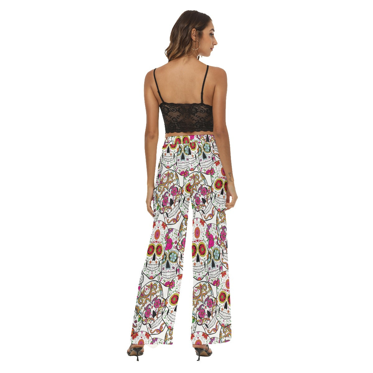 All-Over Print Women's Casual Straight-leg Pants