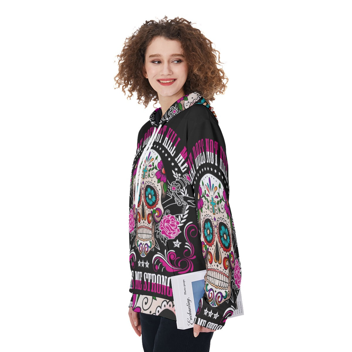 Sugar skull Women's Pullover Hoodie, Day of the dead Hoodie