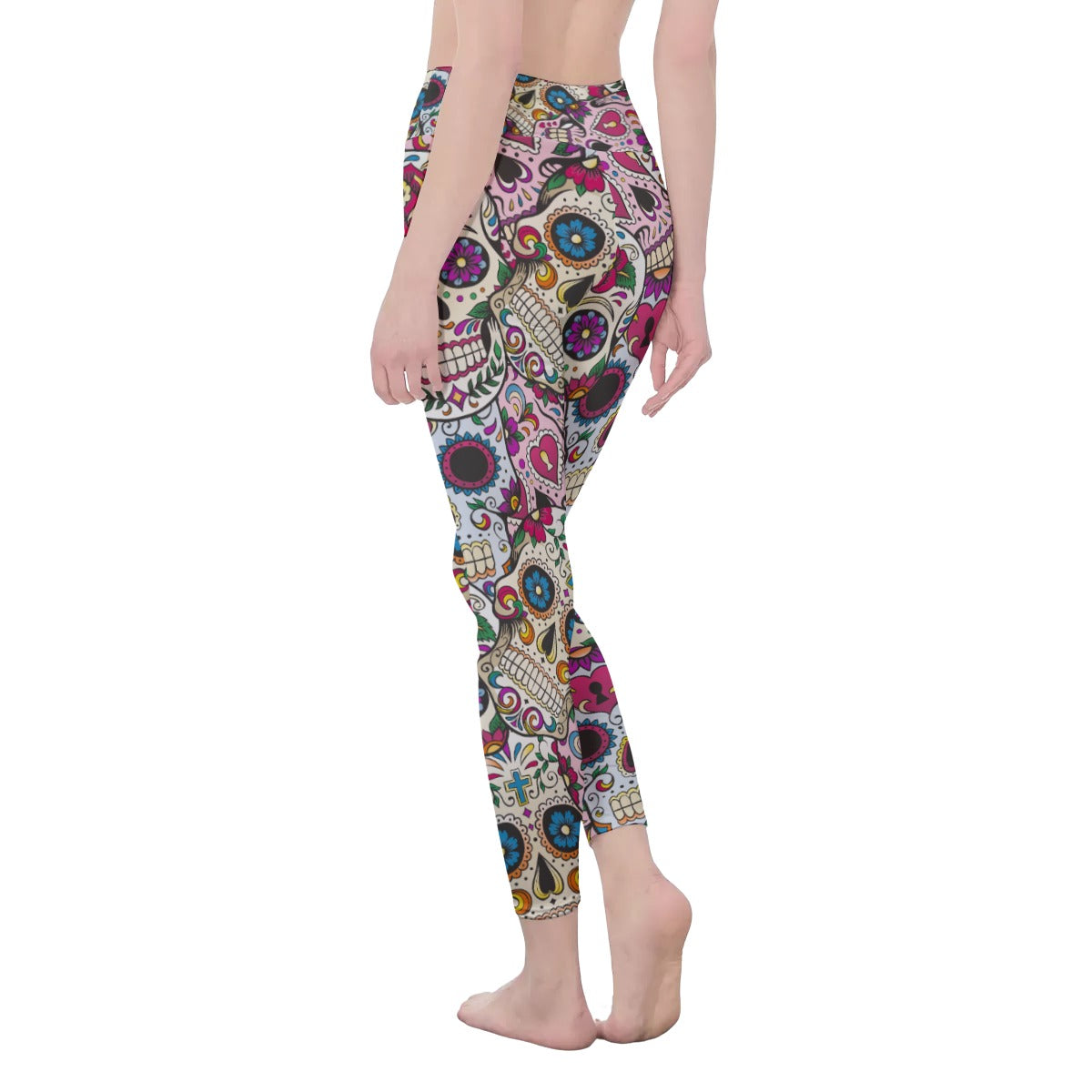 Sugar skull All-Over Print Women's Casual Leggings