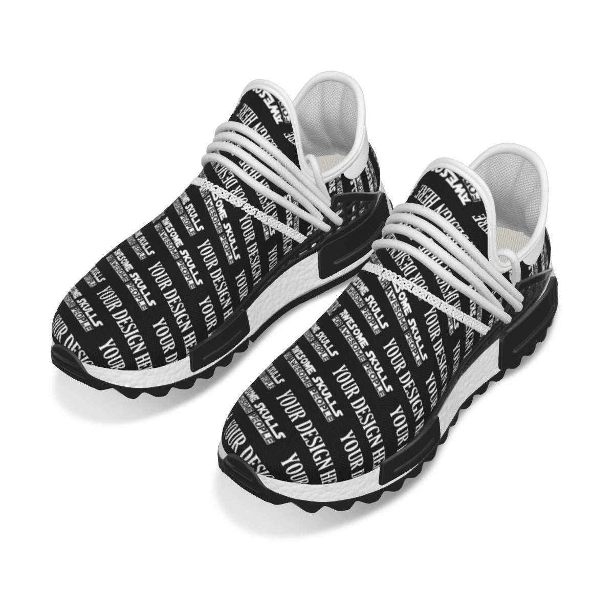 Custom Print on Demand POD Women's Mesh Sneakers