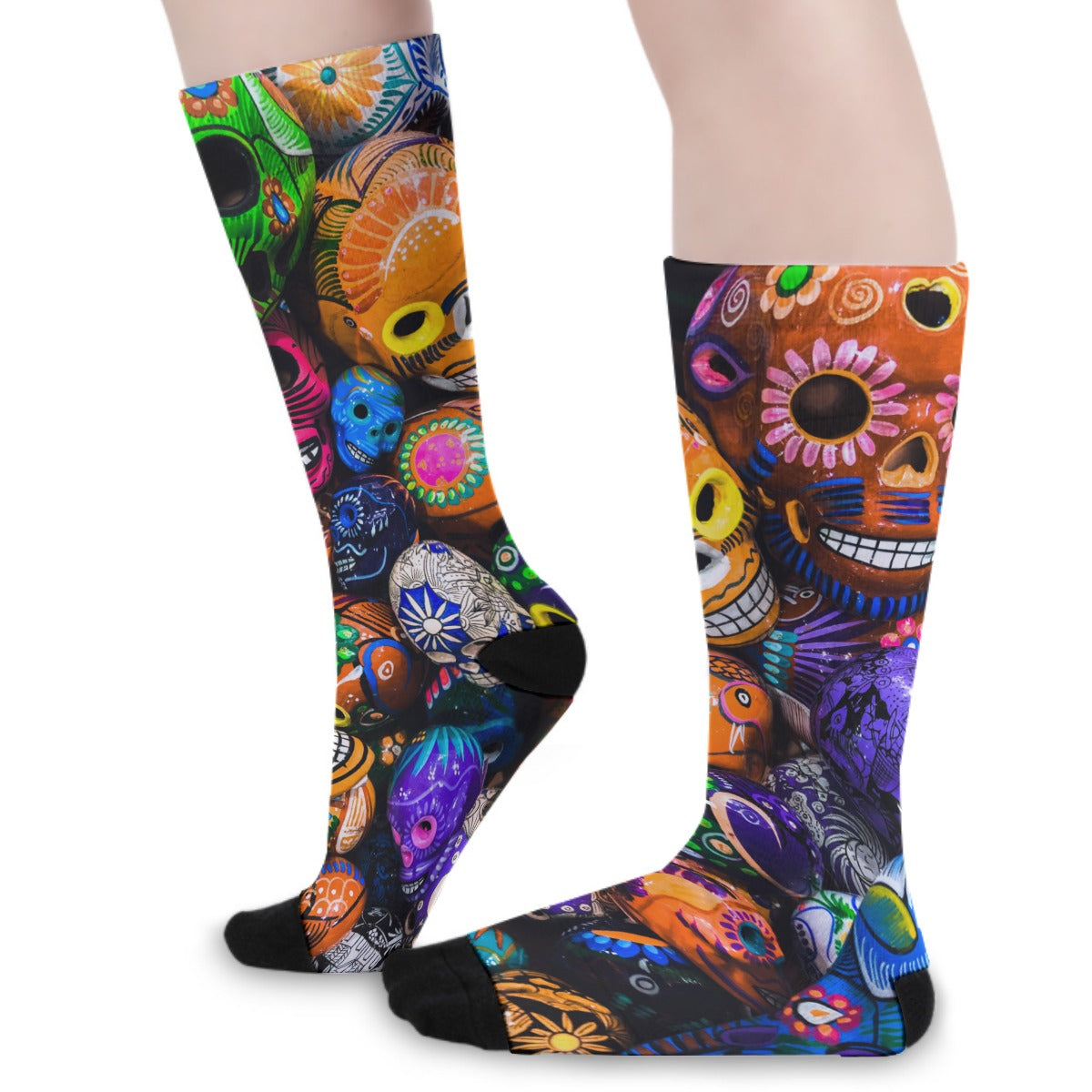 Sugar skull All-Over Print Unisex Long Socks