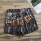 Game over skull gothic Women's Casual Shorts