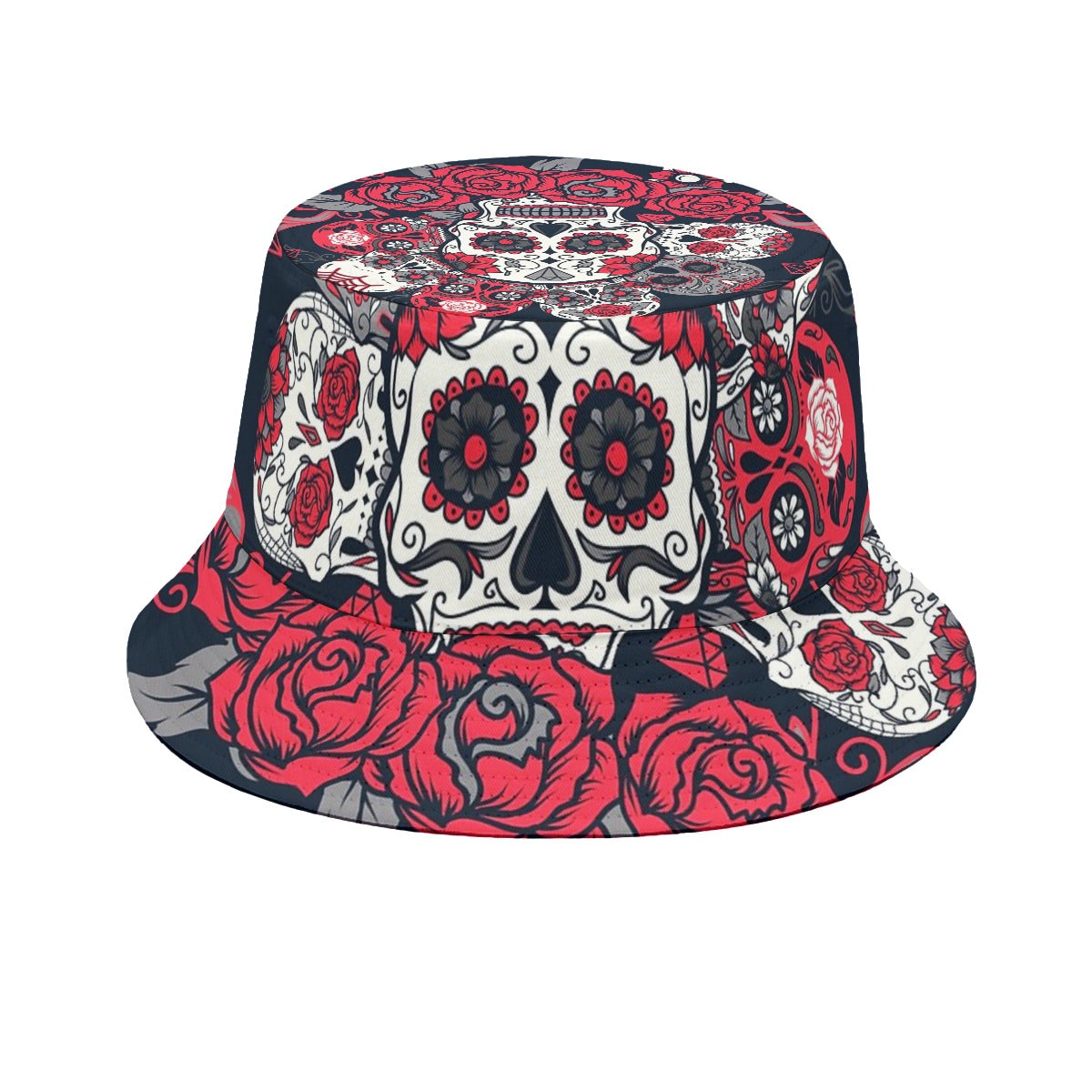 Day of the dead sugar skull Fisherman hat