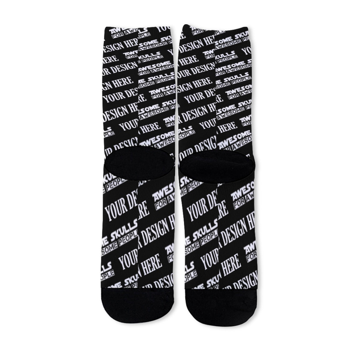 Custom All-Over Print Unisex Long Socks, Print on demand POD long socks
