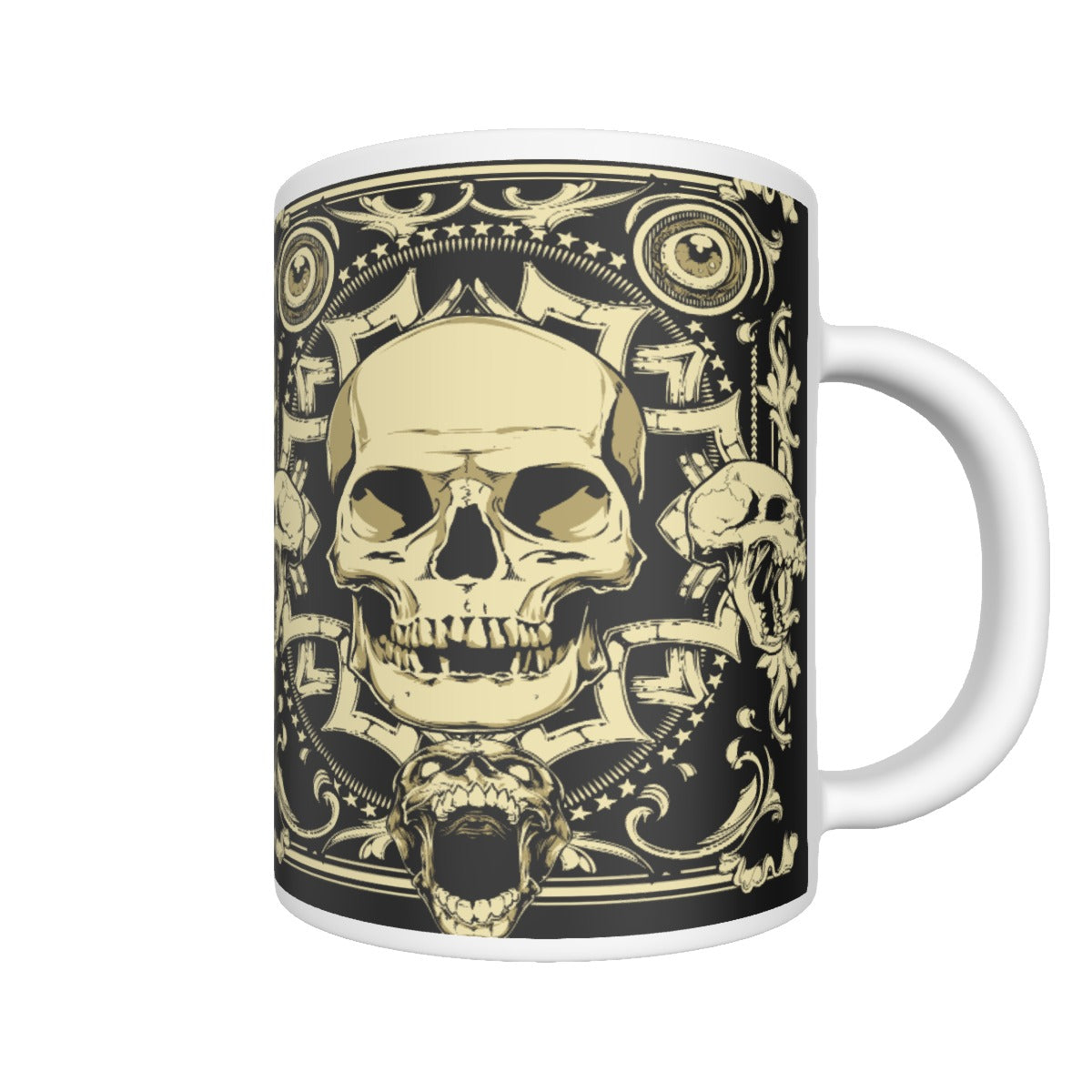 Gothic skull Ceramics mug