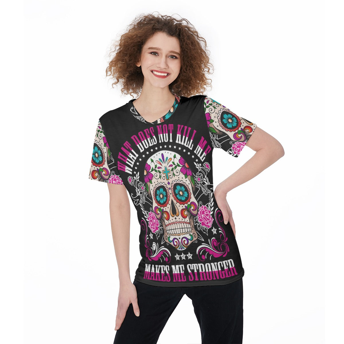 WHAT DOES NOT KILL ME - Women'S O-Neck T-Shirt