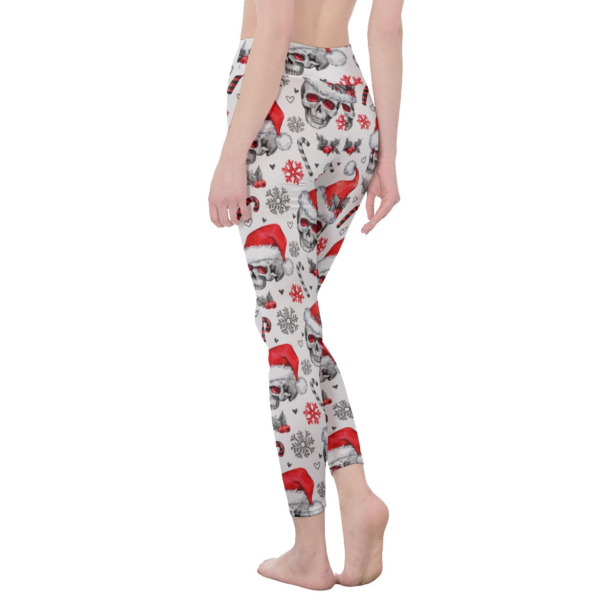 Christmas skull All-Over Print Women's Casual Leggings