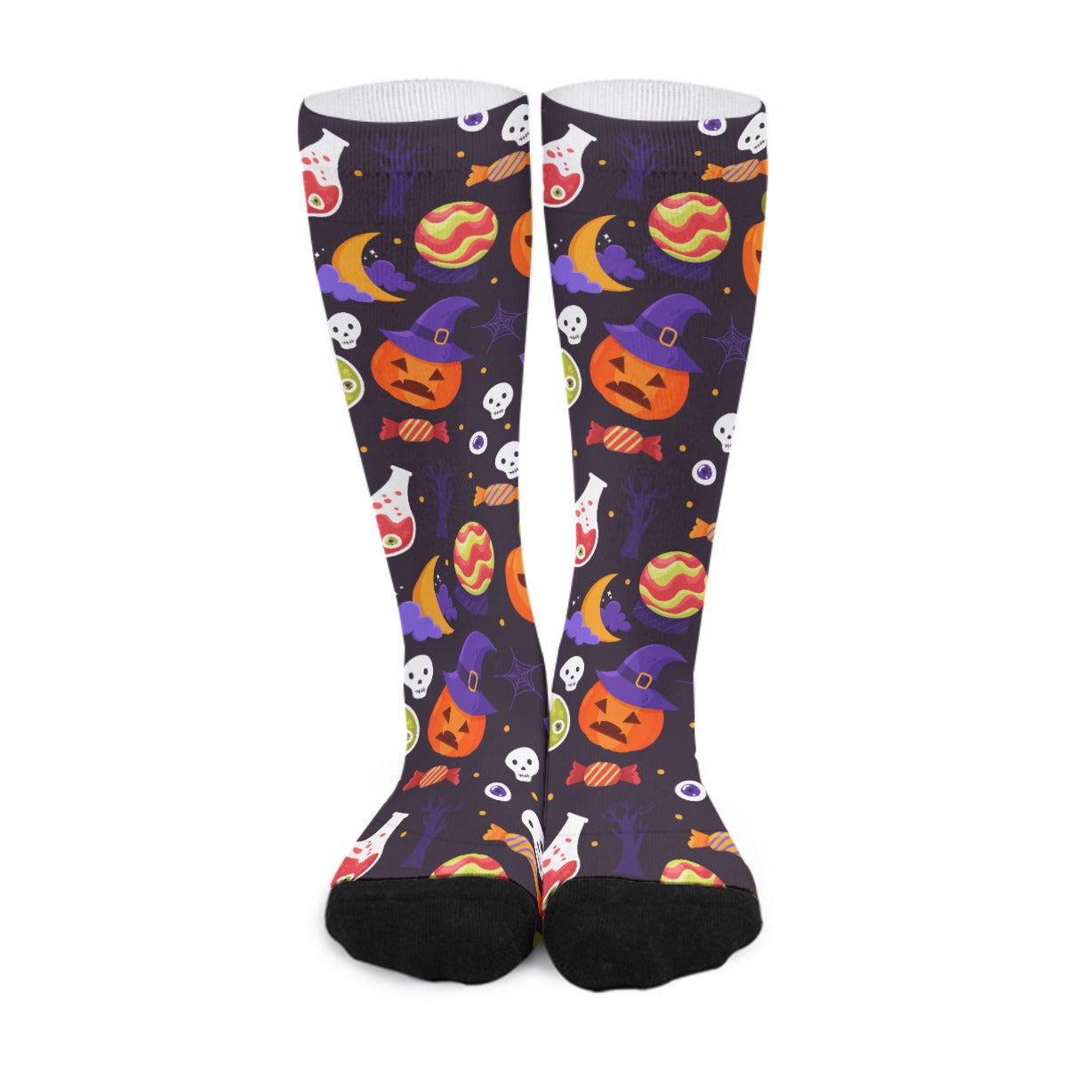 Gothic skkull Halloween Unisex Long Socks