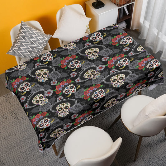 Day of the dead sugar skull Waterproof tablecloth | Square 180(gsm)