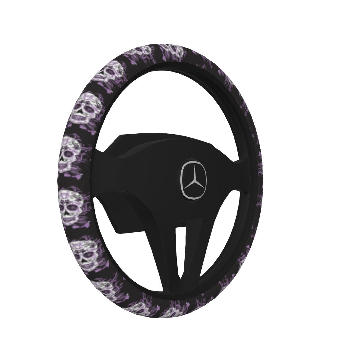 Dia de los muertos Steering Wheel Cover, Sugar skull steering wheel cover