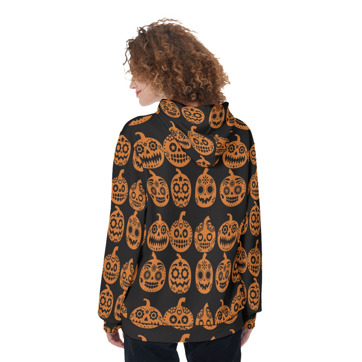 Sugar skull Halloween Women's Pullover Hoodies