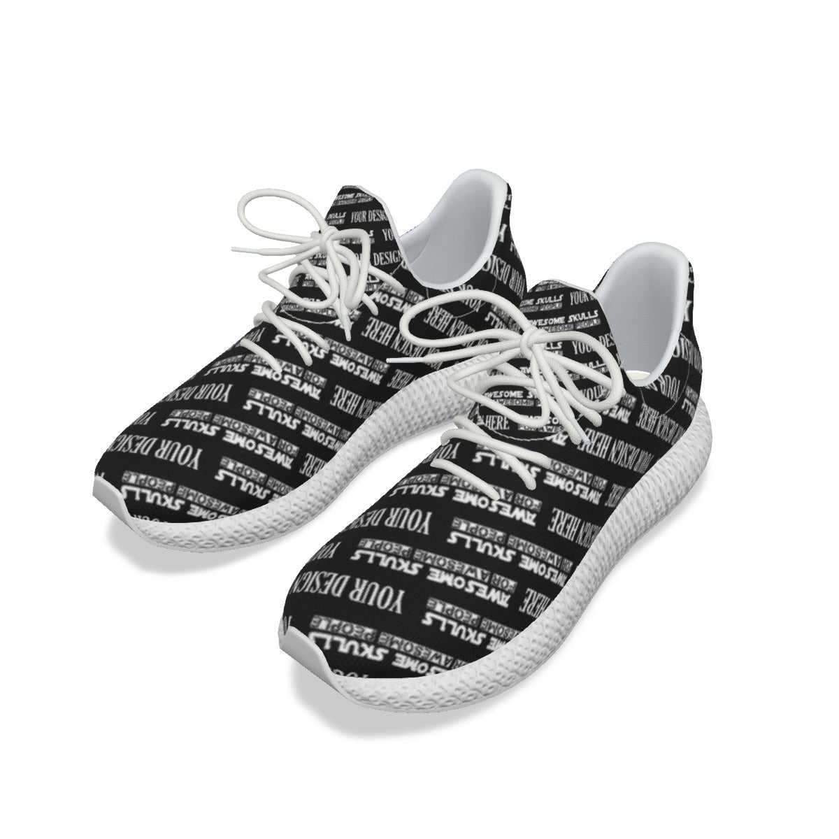 Custom Print on Demand POD Women's Flying Woven Sports Shoes