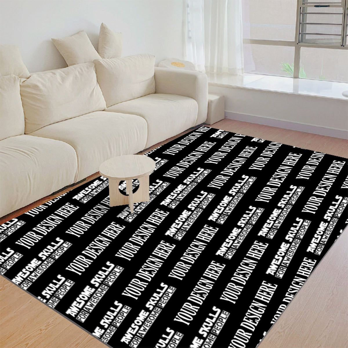 Custom Print on demand POD Foldable Rectangular Thickened Floor Mat