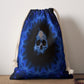 Gothic skull Print Drawstring Bag, Grim reaper skeleton Drawstring bag purse backpack