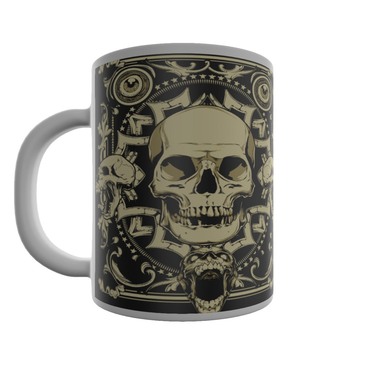 Gothic skull Ceramics mug