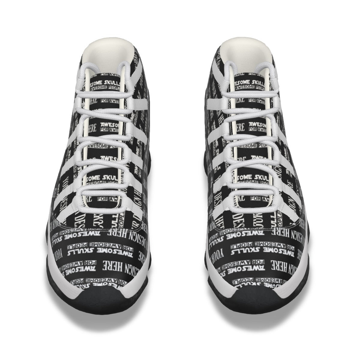 Custom Print on Demand POD Women's High Top Basketball Shoes