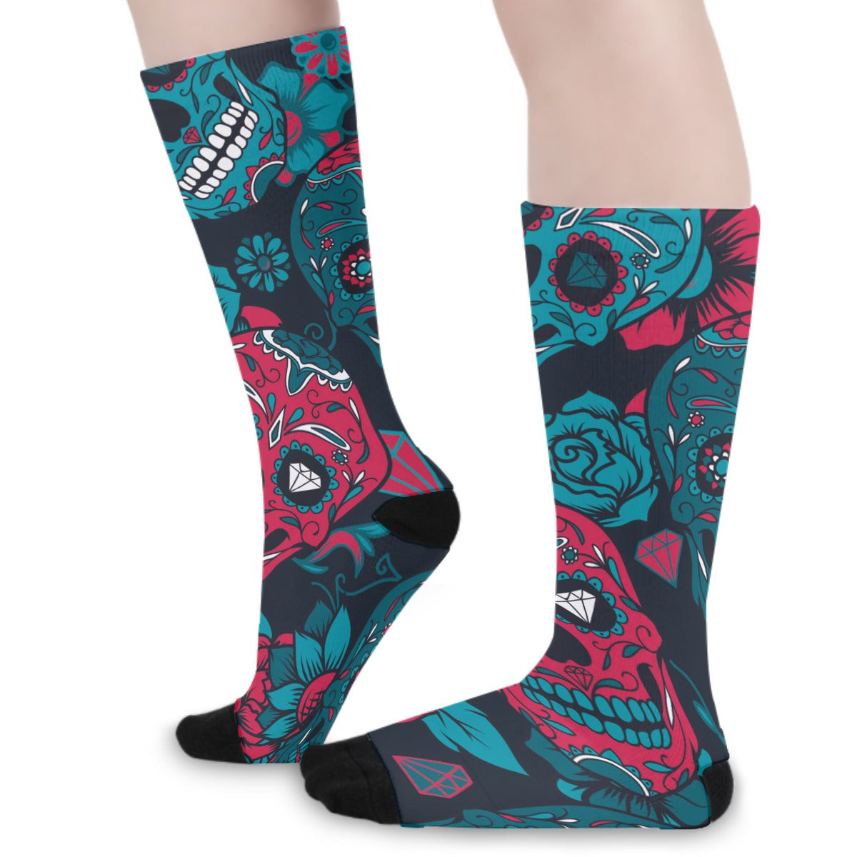 Sugar skull All-Over Print Unisex Long Socks