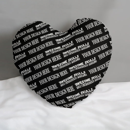 Custom Print on demand pod Heart-shaped pillow