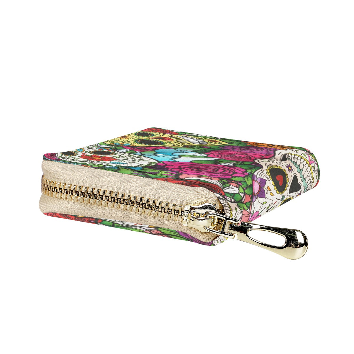 Sugar skull Day of the dead credit Card Holder