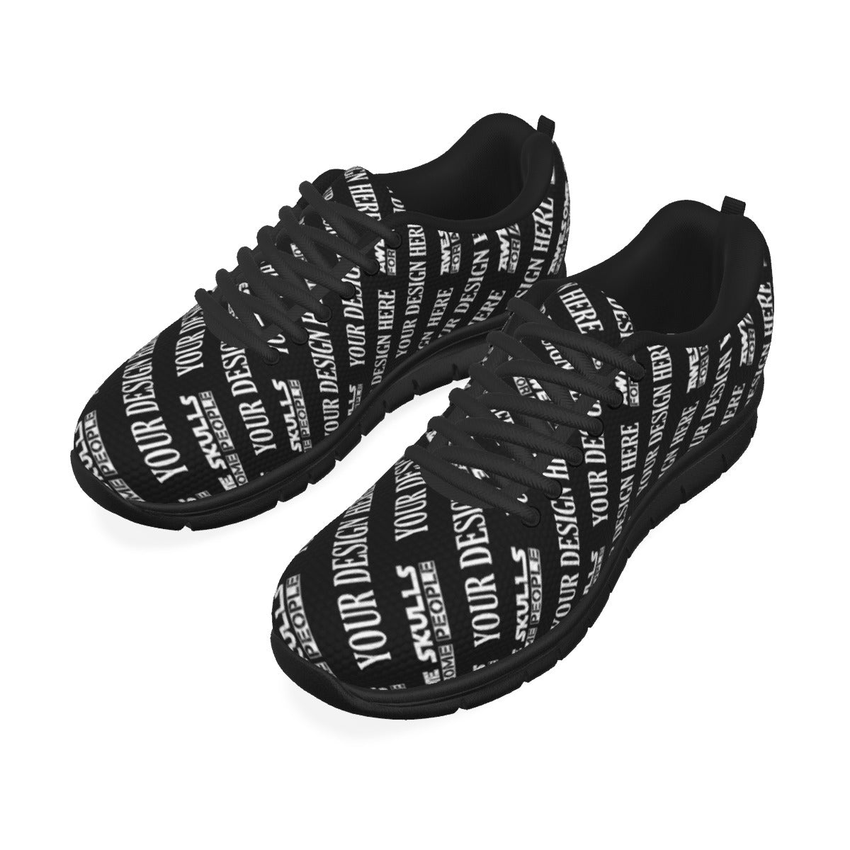 Custom Print on demand POD Women's Sports Shoes