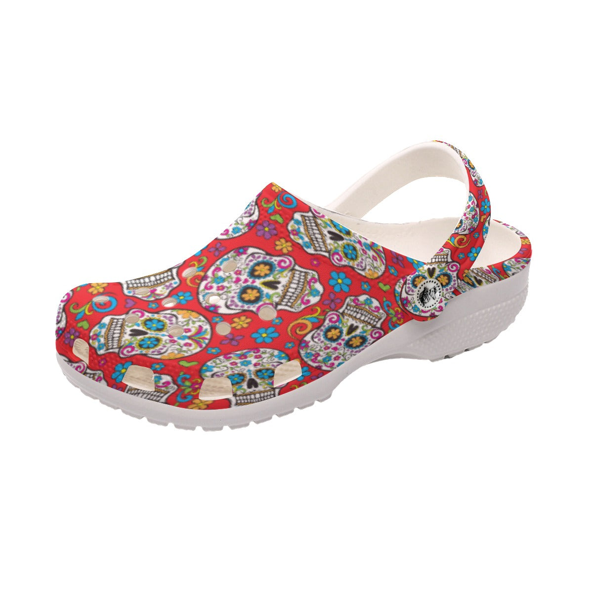 Sugar skull All-Over Print Women's Classic Clogs