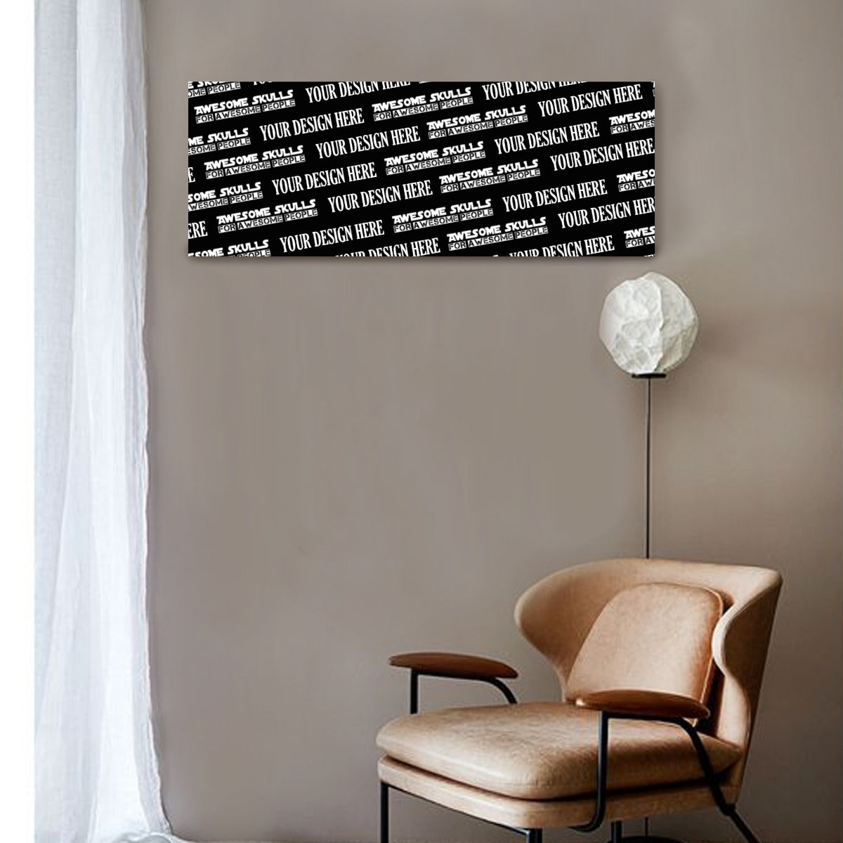 Custom Print on demand POD Rectangular Mental Wall Hanging