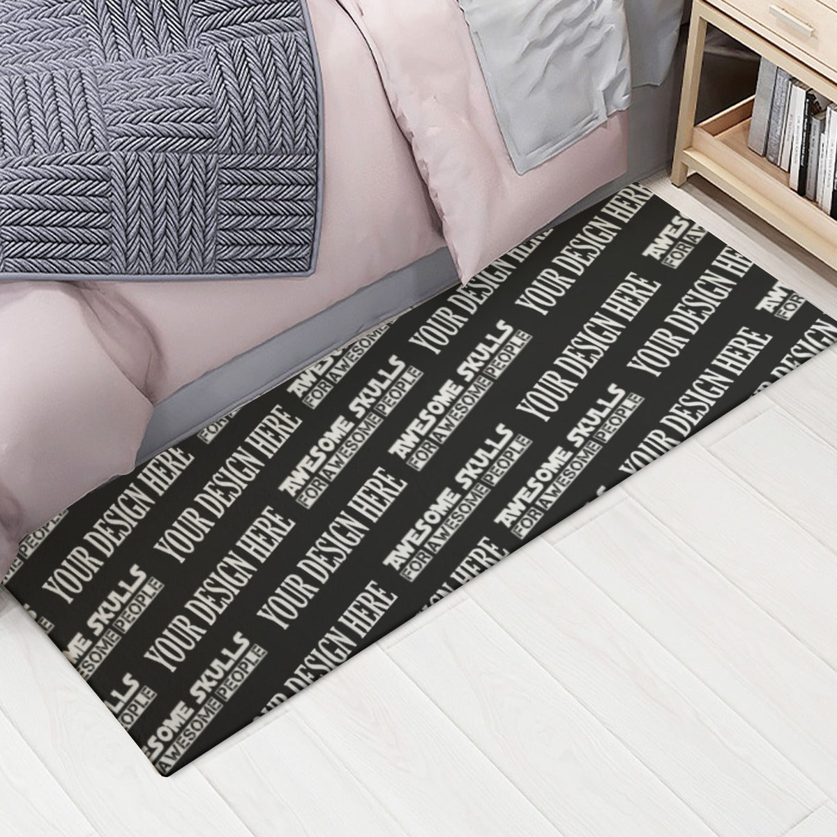 Custom Print on demand pod Long Pile Carpet