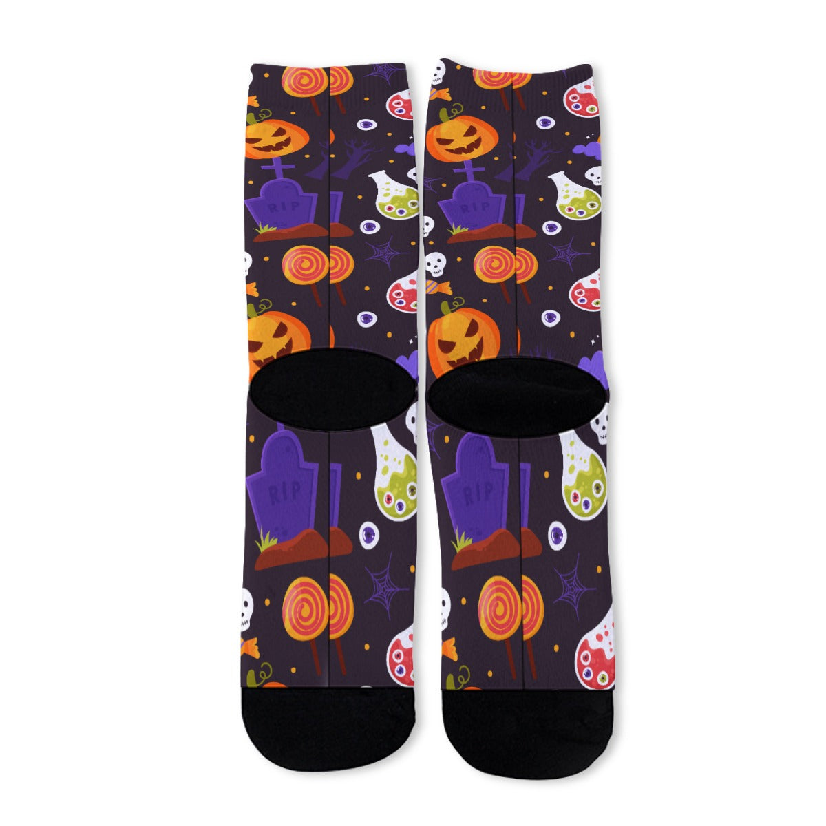Gothic skkull Halloween Unisex Long Socks