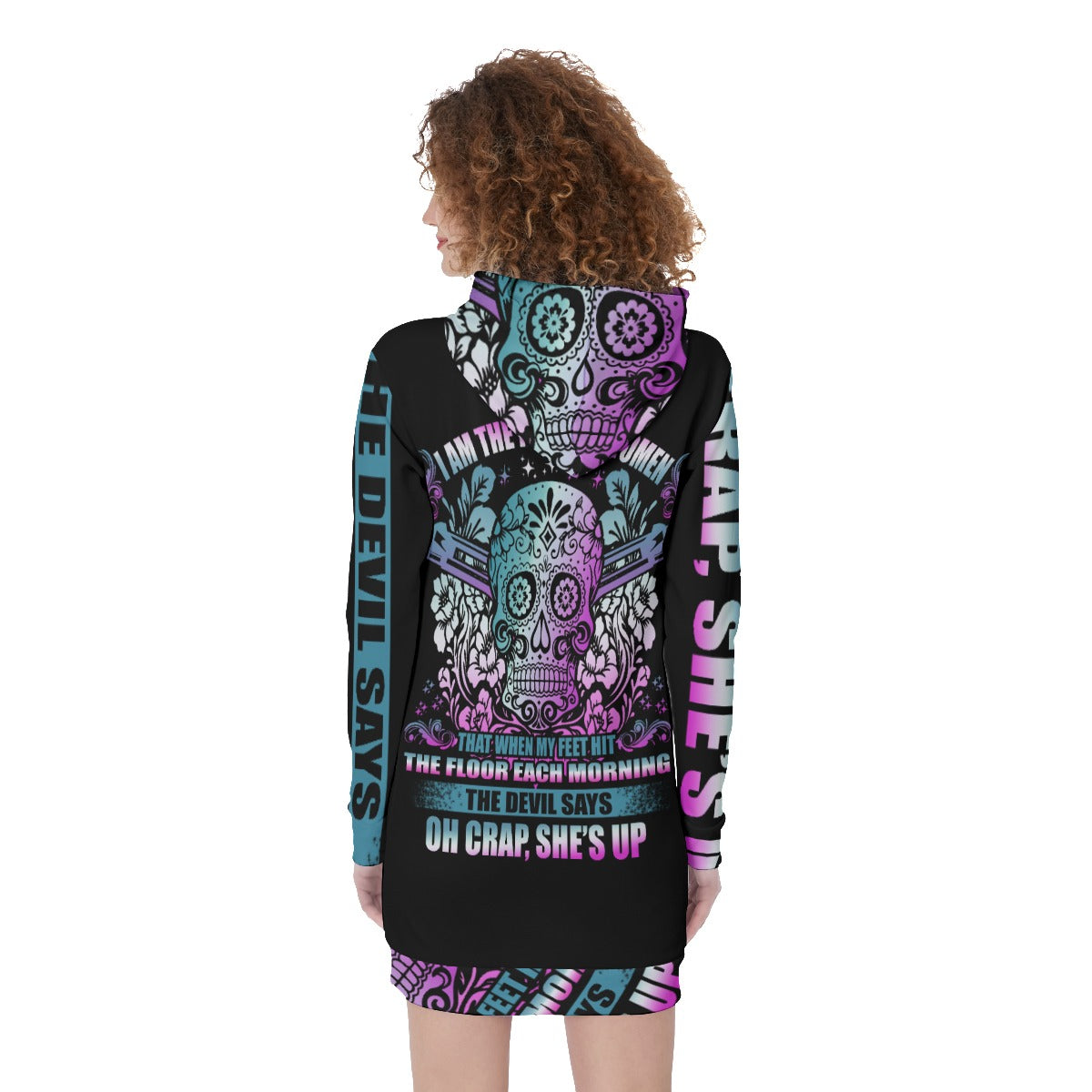 Sugar skull Women's Long Hoodie