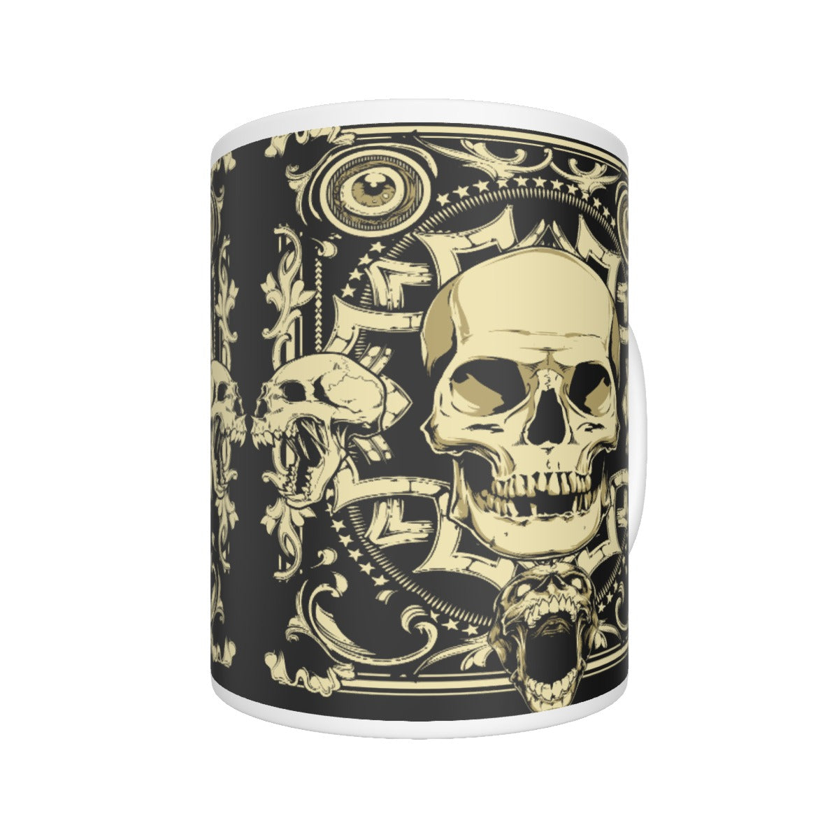 Gothic skull Ceramics mug