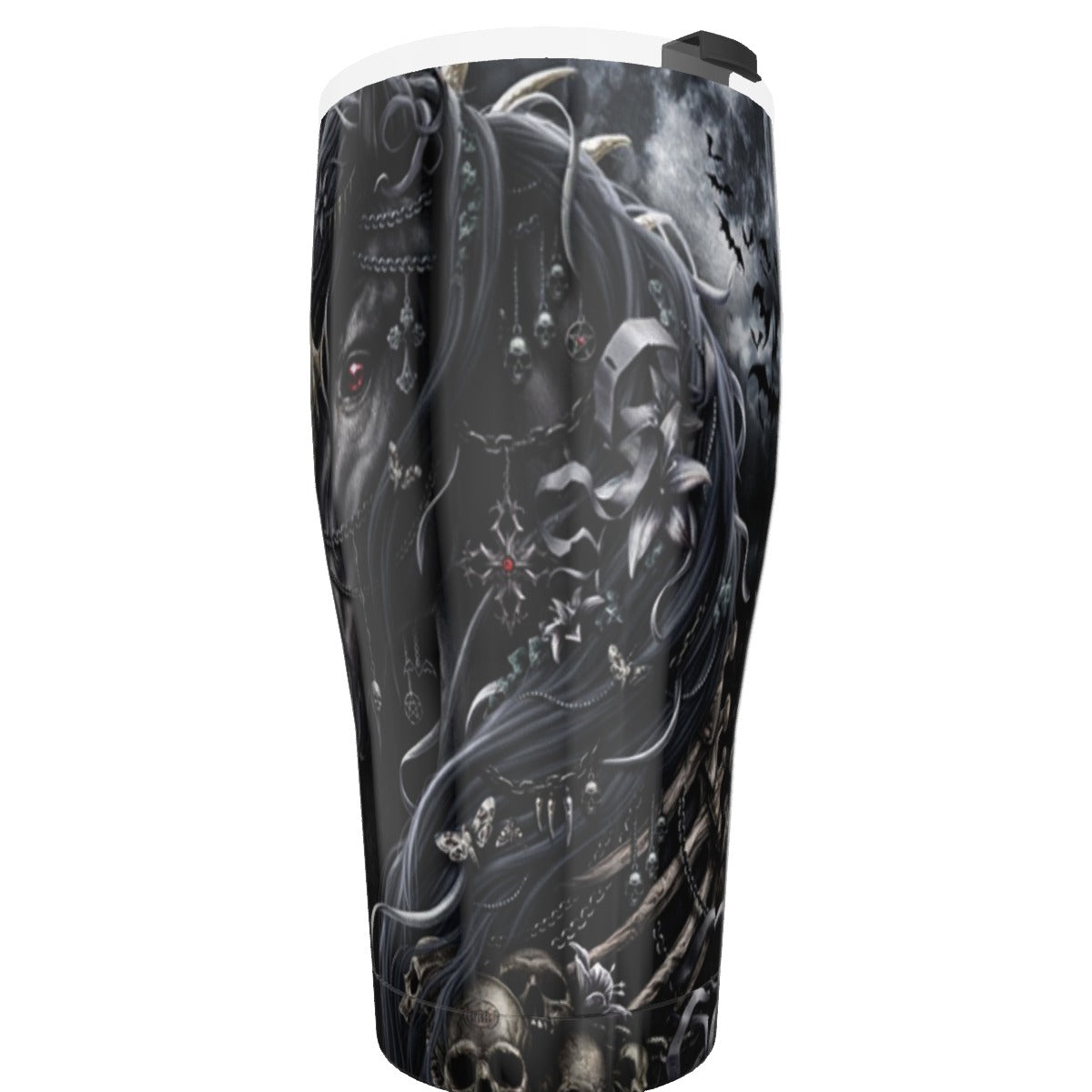 Horse gothic skull Halloween Tumbler 30oz