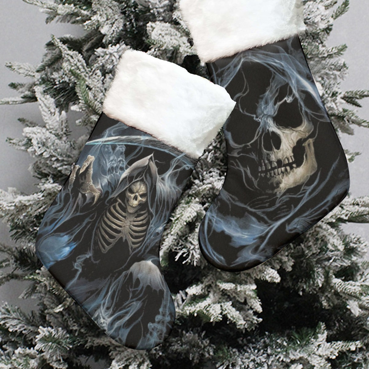 Grim reaper gothic All-Over Print Christmas Socks