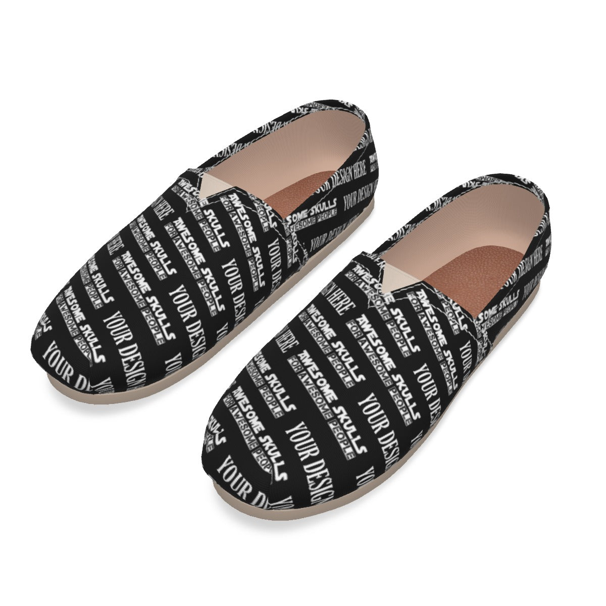 Custom Print on Demand POD Women's Canvas Fisherman Shoes