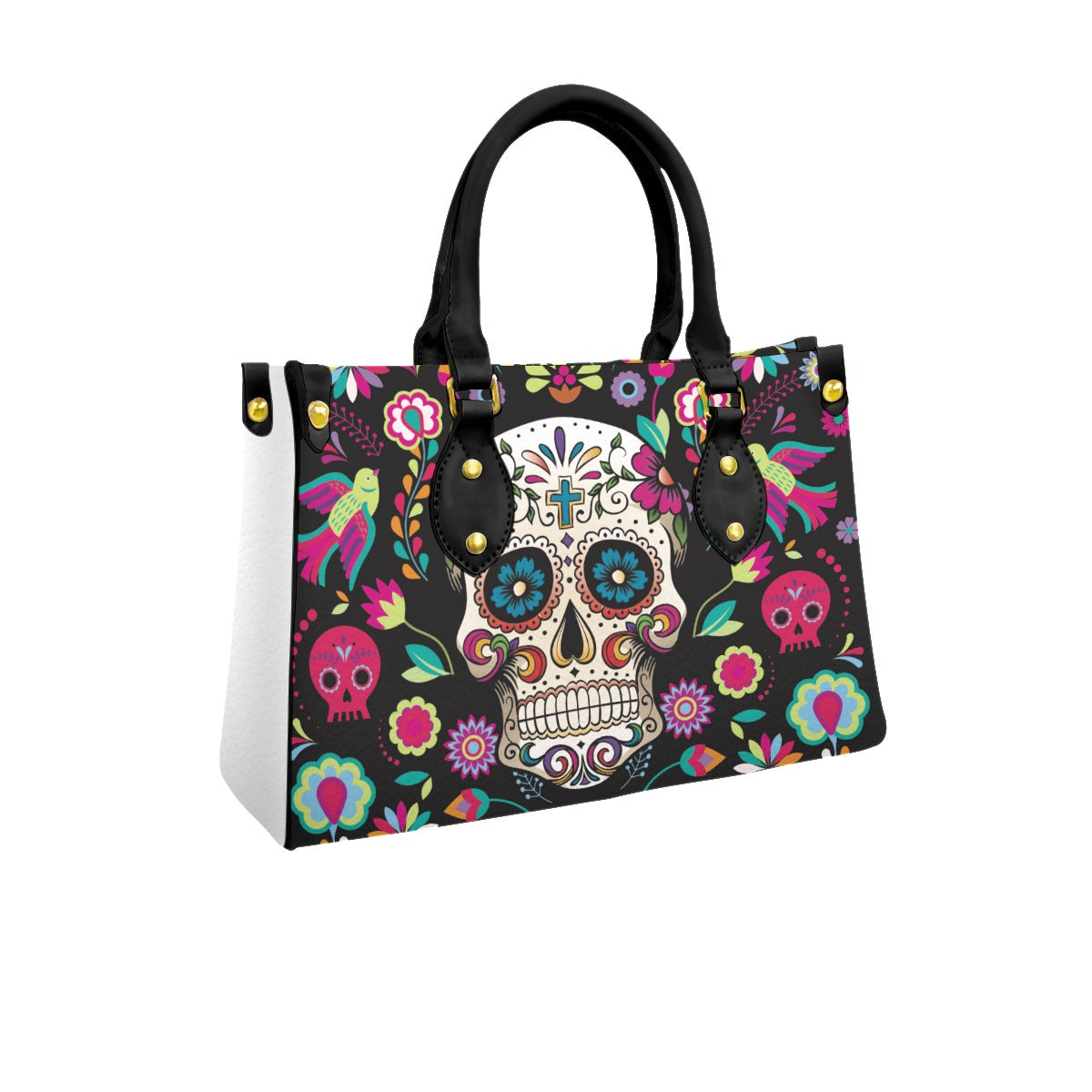 Sugar skull Day of the dead gothic PU Handbag