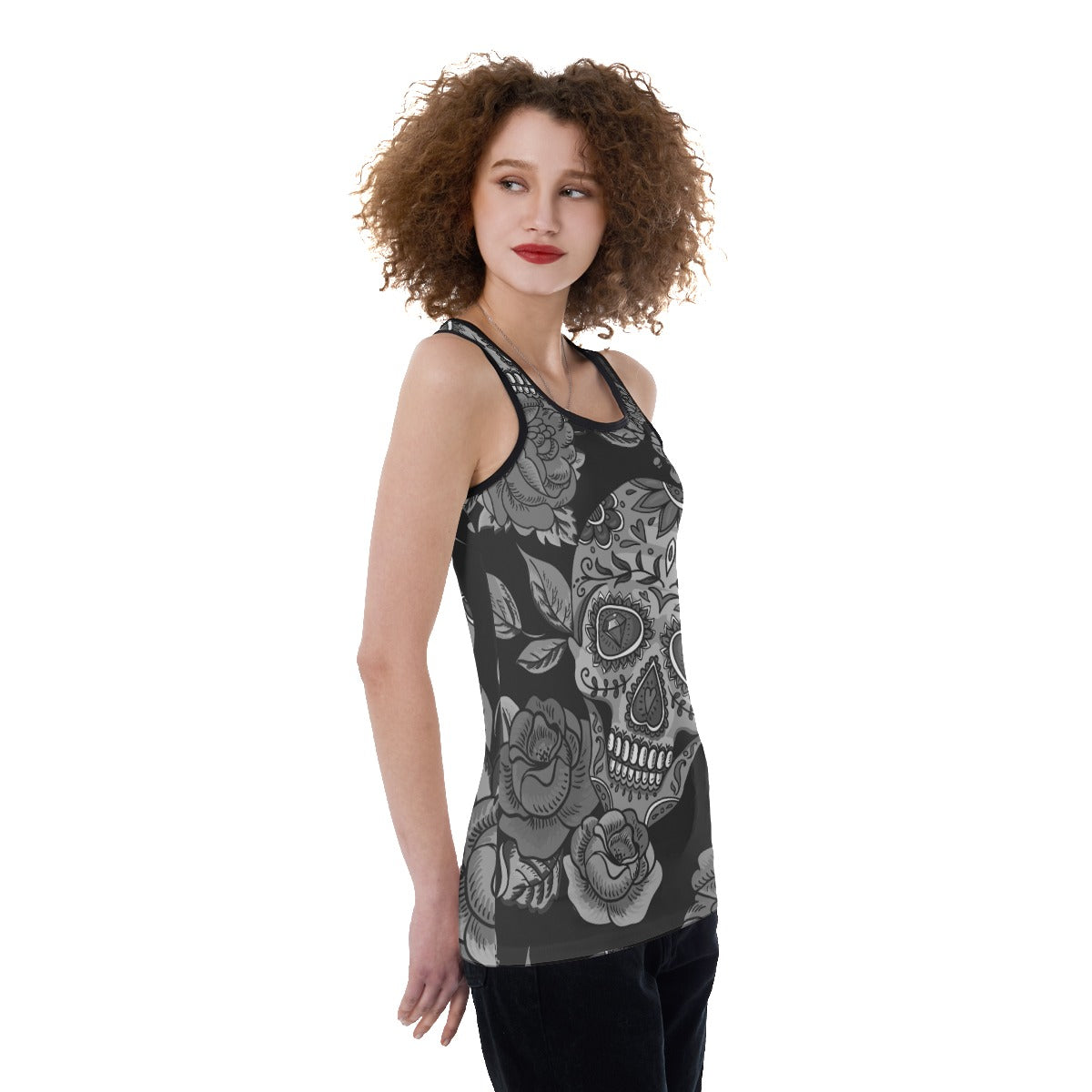 Day of the dead Women's Back Hollow Tank Top