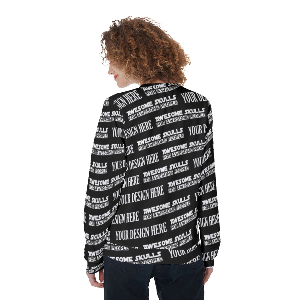 Custom print on demand pod Women's Hoodie Heavy Fleece Sweatshirt