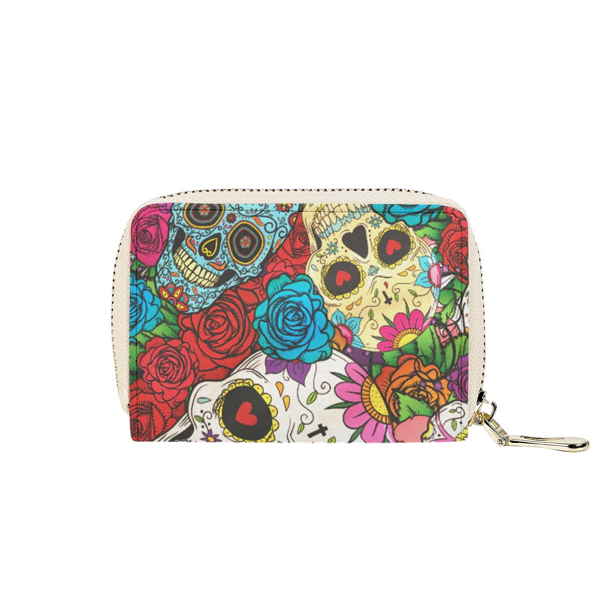 Sugar skull Day of the dead credit Card Holder