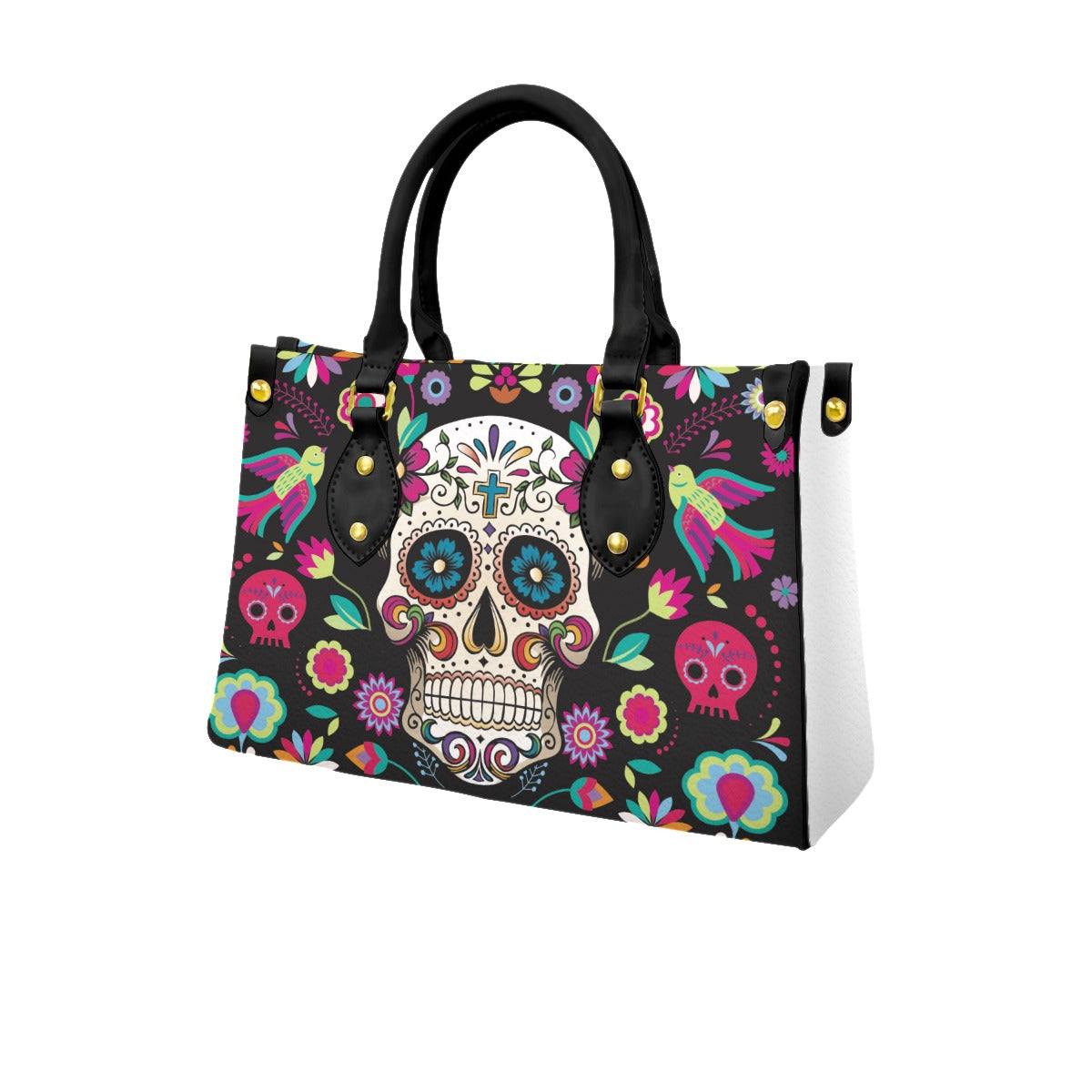 Sugar skull Day of the dead gothic PU Handbag