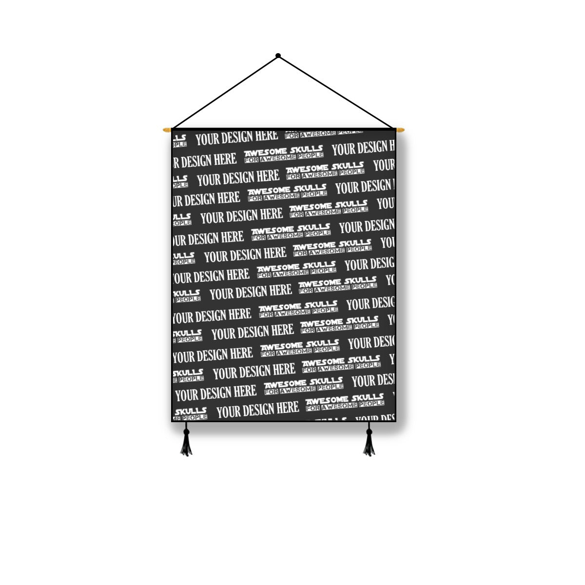 Custom Print on demand POD Fabric Hanging Picture