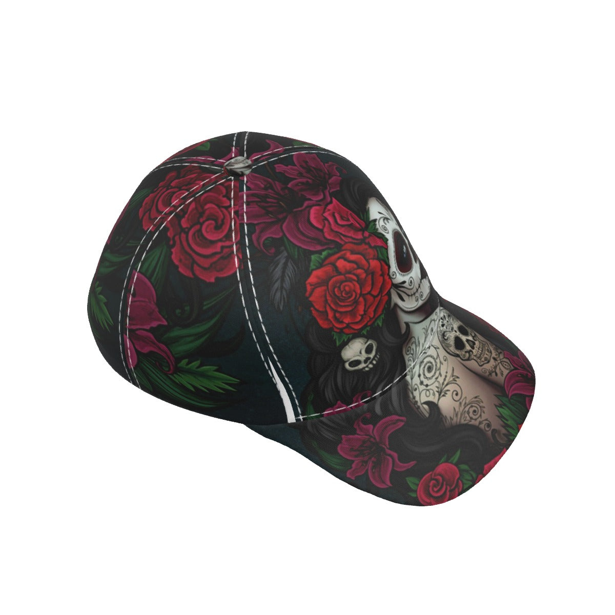 Sugar skull All-Over Print Peaked Cap Hat