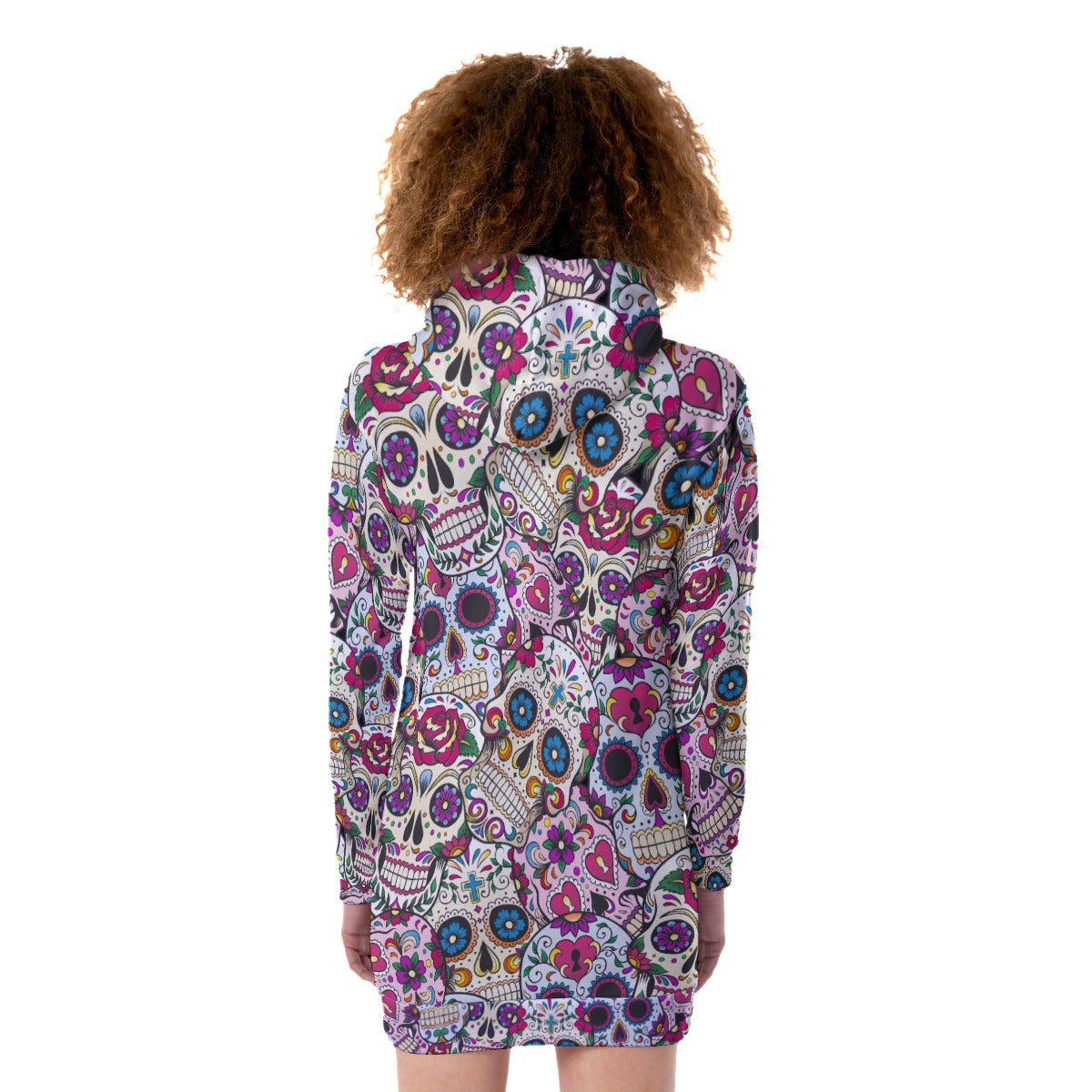 Day of the dead Women's Heavy Fleece Long Hoodie