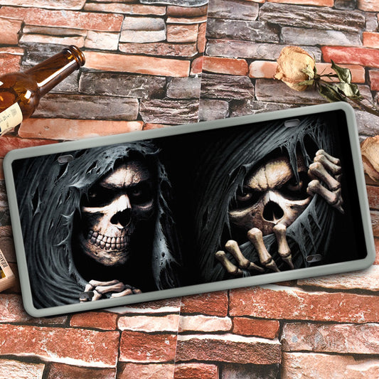 Grim reaper Vintage License Plate Decoration Painting