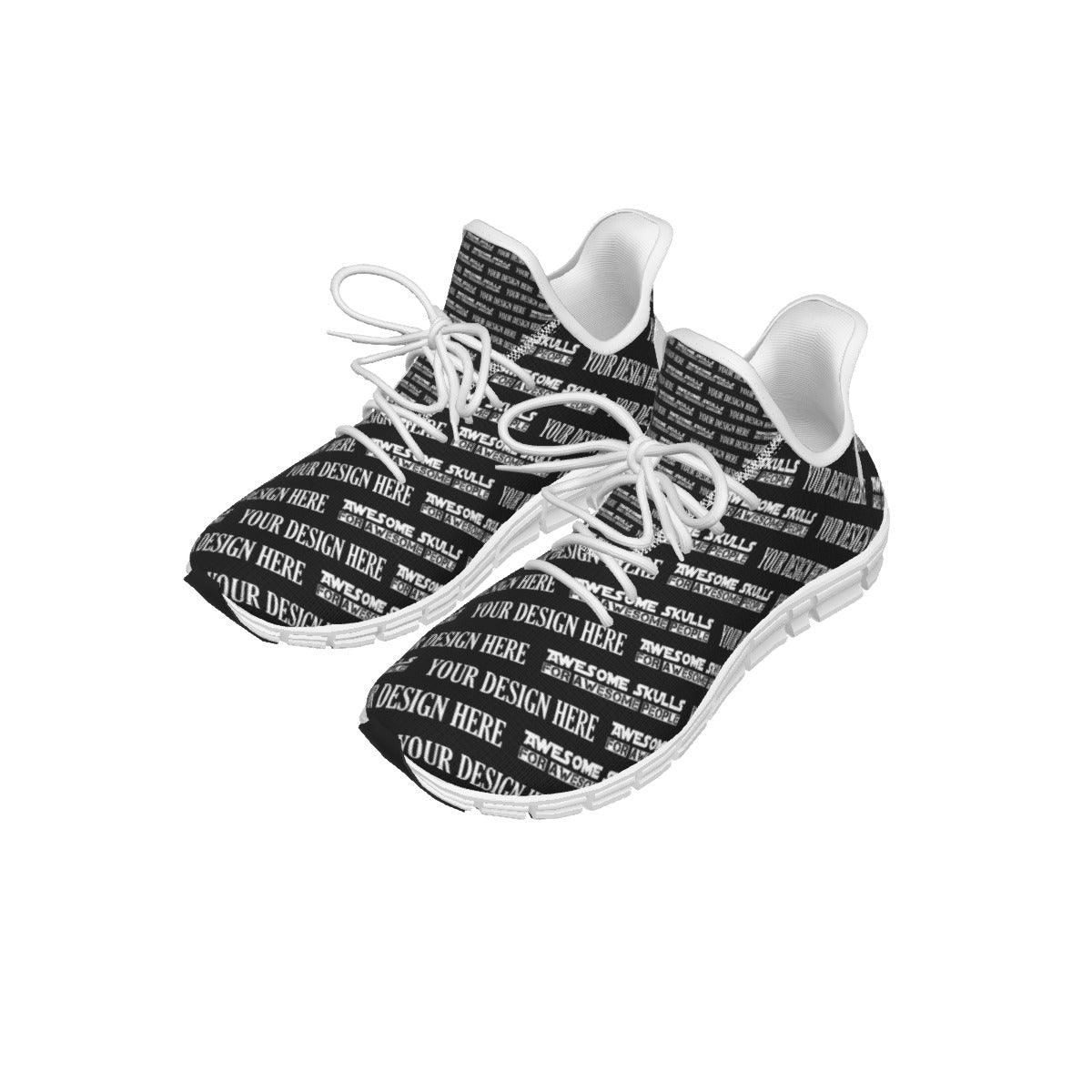 Custom Print on Demand POD Light woven running shoes